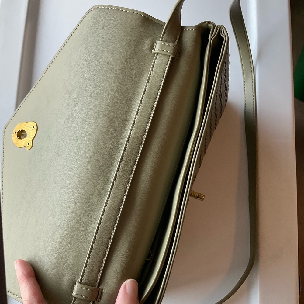 Anthropologie Foldover Woven Clutch - Picture 11 of 16